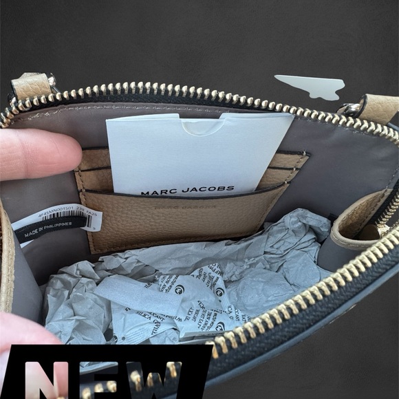 Marc Jacobs Beige Leather Shoulder mini Bag, brand new - Picture 4 of 7